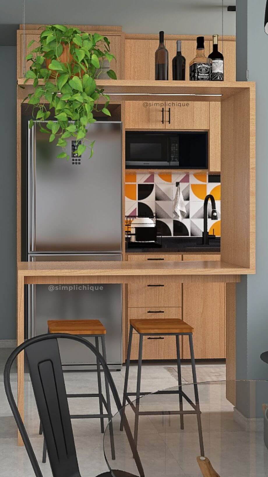 decoração de cozinha de apartamento