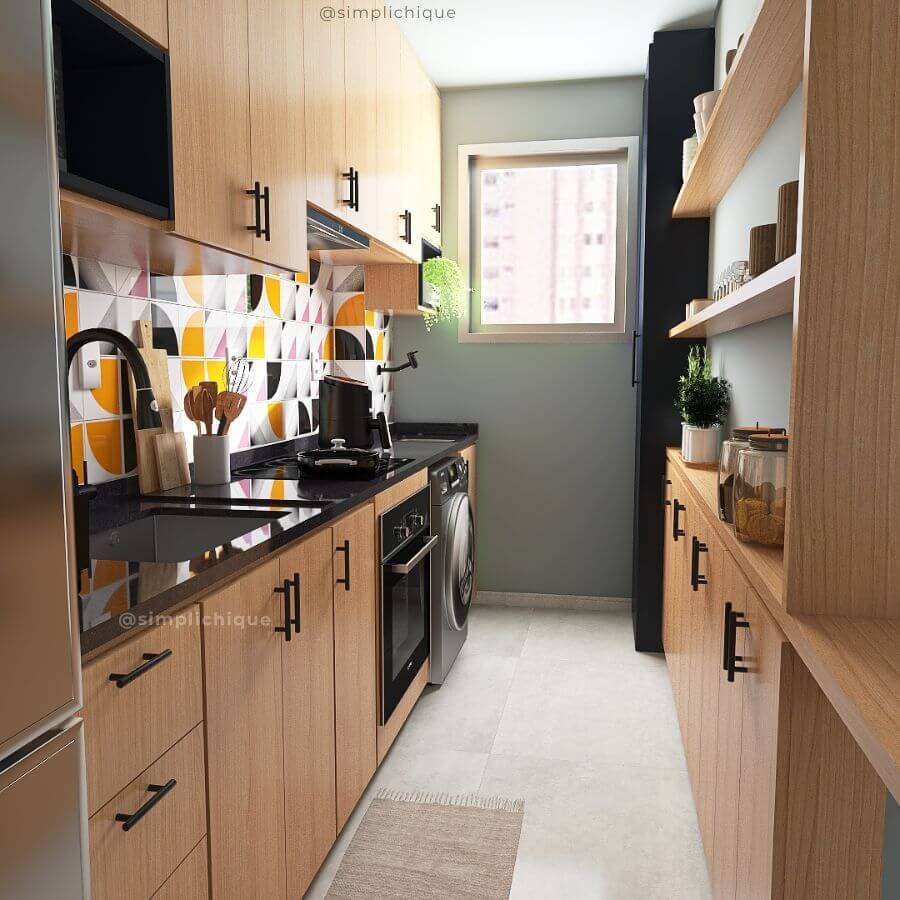 decoração de cozinha de apartamento