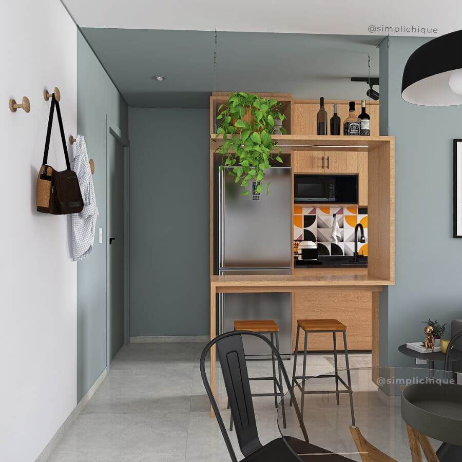decoração de cozinha de apartamento