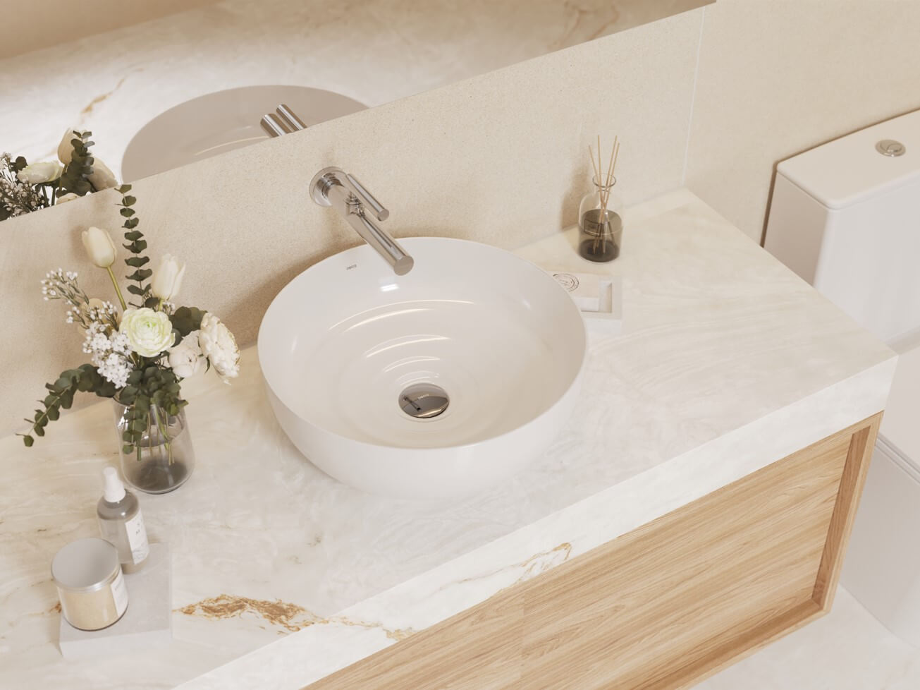 Leia mais sobre o artigo Como montar um lavabo de visitas? Veja como decorar o seu