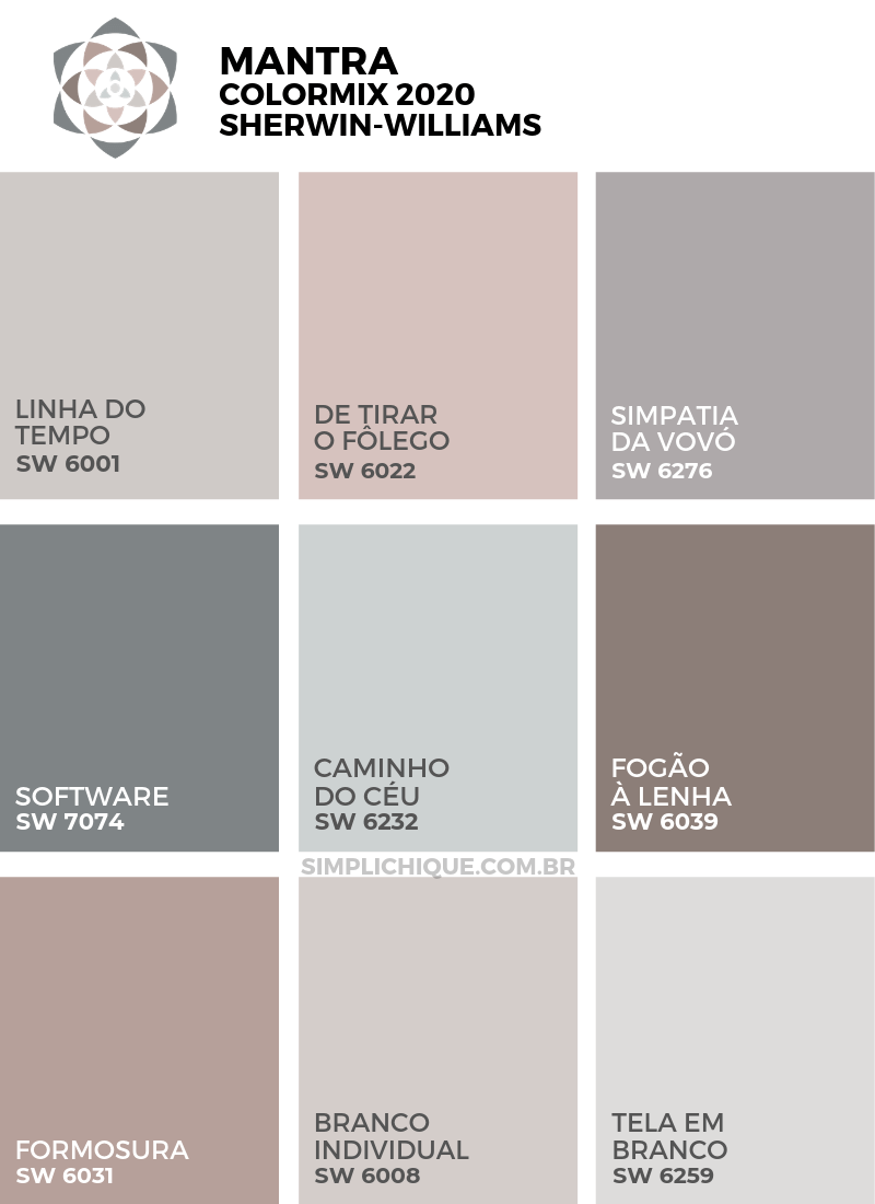 cores atemporais para decoração