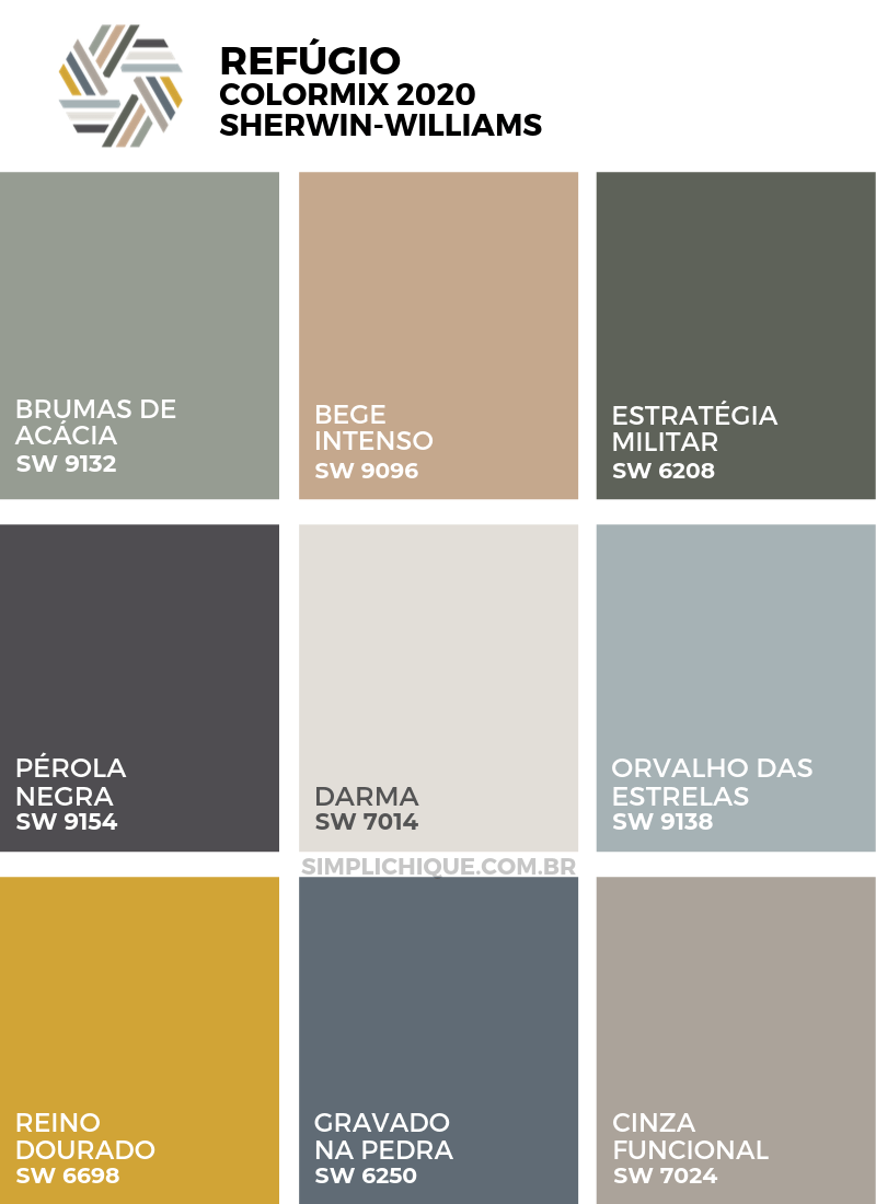 cores neutras e terrosas para parede