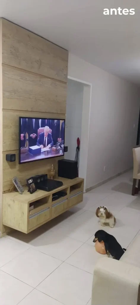 painel de tv de marcenaria para sala