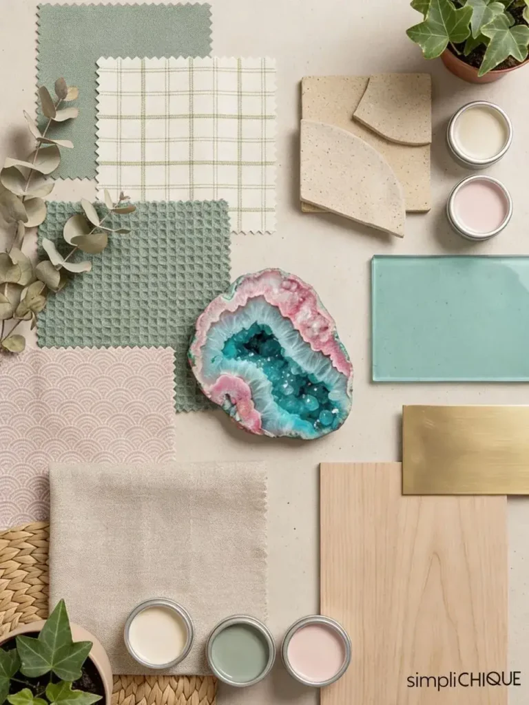 moodboard inspiração turquesa