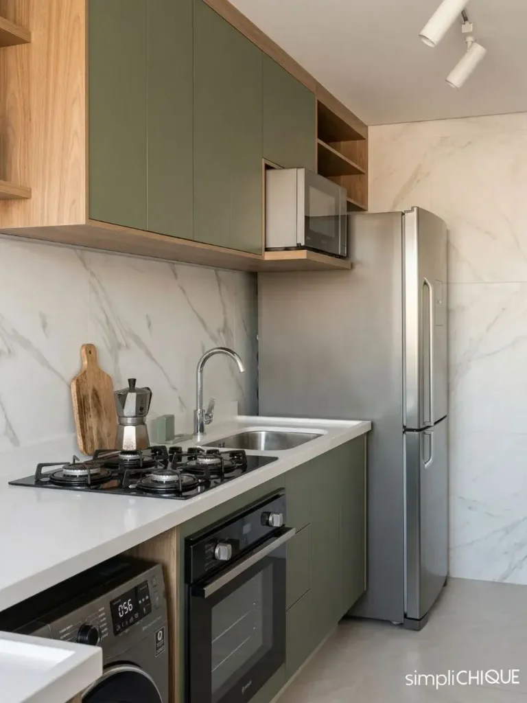 marcenaria para cozinha pequena de apartamento